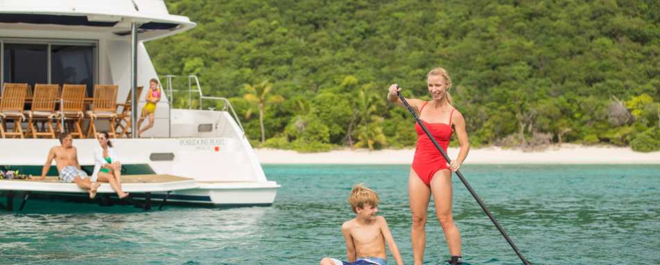 Stand up paddle board - Luxury Yacht Charter British Virgin Islands