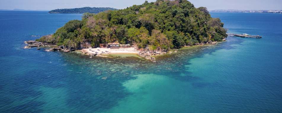 Aerial View - Six Senses Krabey Island  
