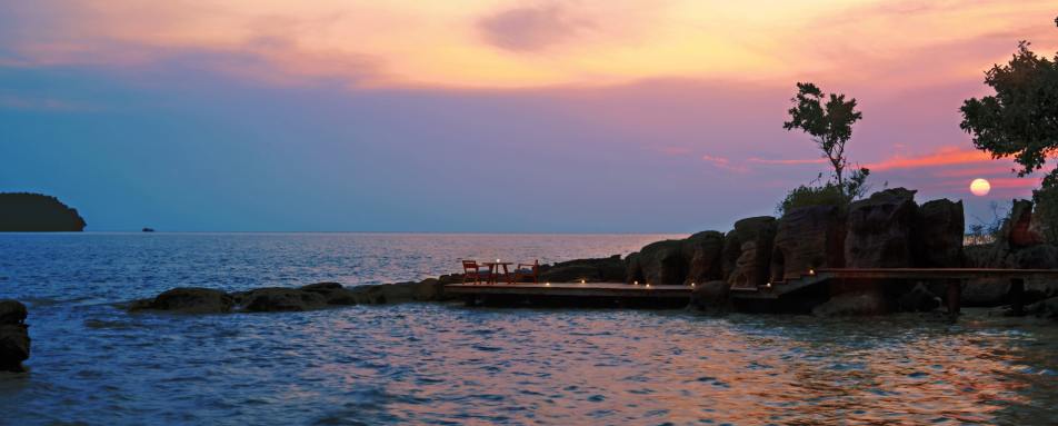 Boardwalk - Six Senses Krabey Island 