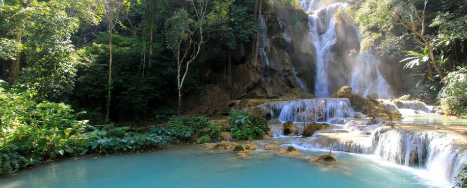 Kuang Si Falls - Honeymoon to Indochina