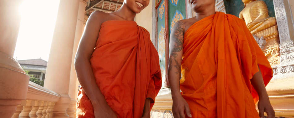 Monks in Phnom Penh - The Jewels of Cambodia 