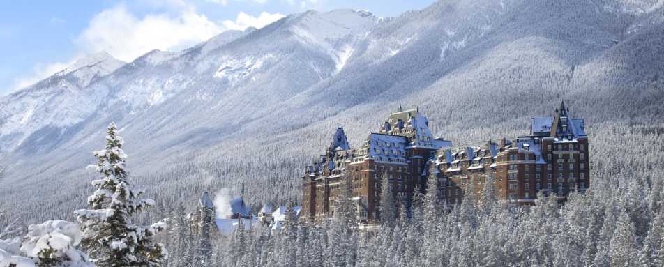 Banff in winter  - Fairmont Banff Springs
