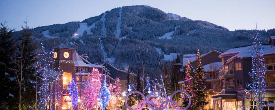 Whistler holiday lights 
