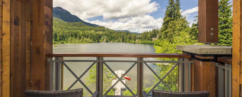 Balcony views - Nita Lake Lodge