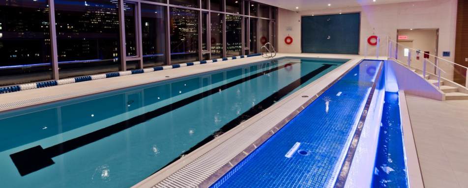 Pool at Ritz Carlton Montreal