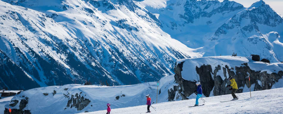 Skiing in Whistler