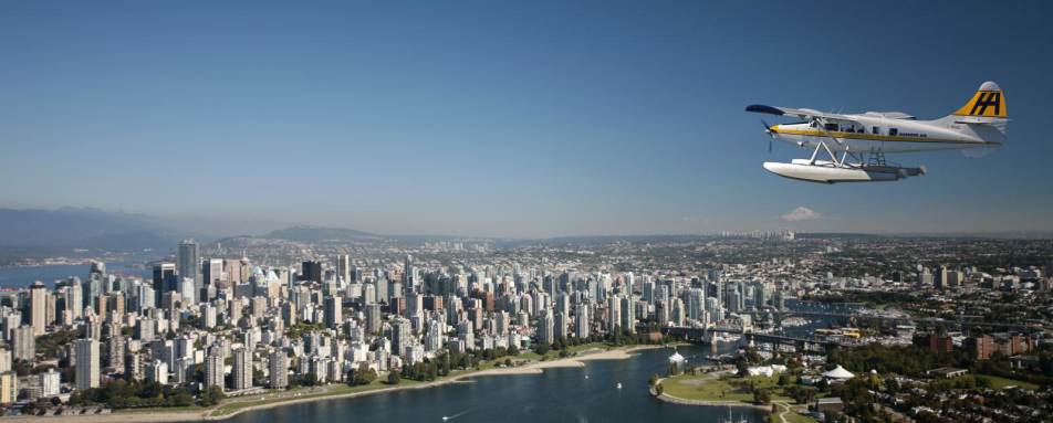 Seaplane over Vancouver - Planes Trains and Automobiles