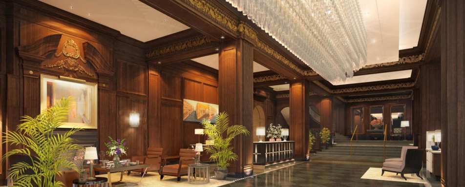 Hotel Georgia lobby - Ski Canada Adventure