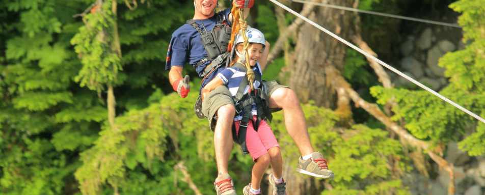 Zip lining - Best of British Columbia