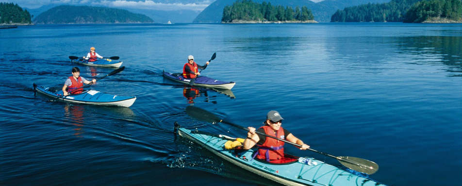 Kayaking at Wilderness Lodge - Best of British Columbia