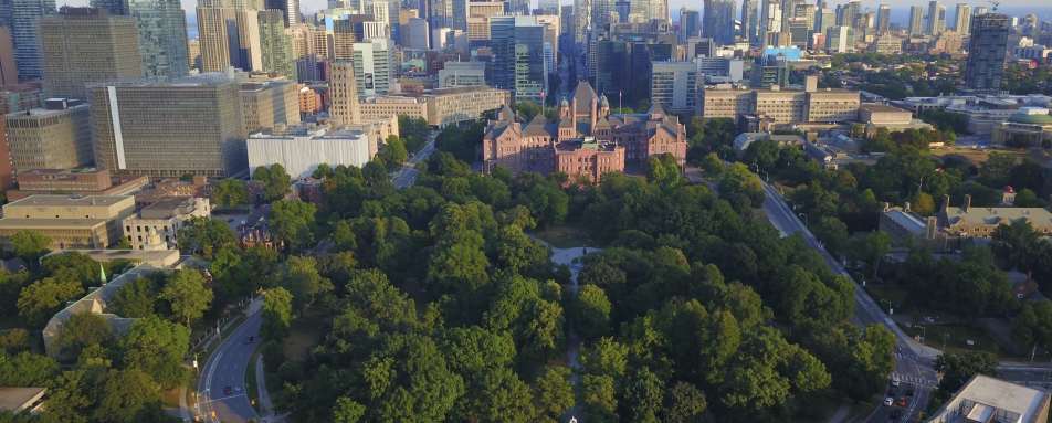Aerial View Toronto - Gourmet Ontario and Quebec 