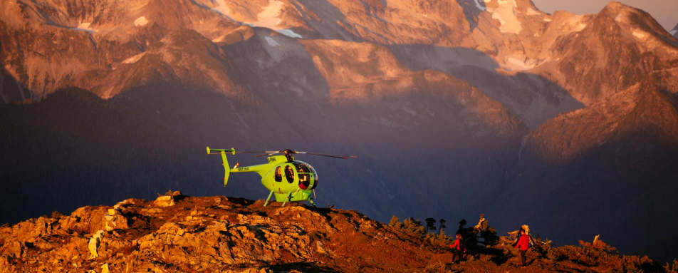 Heli hiking - West Coast Canada In Style