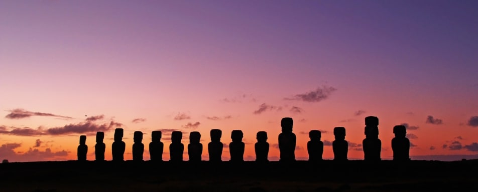 Easter Island landscape 