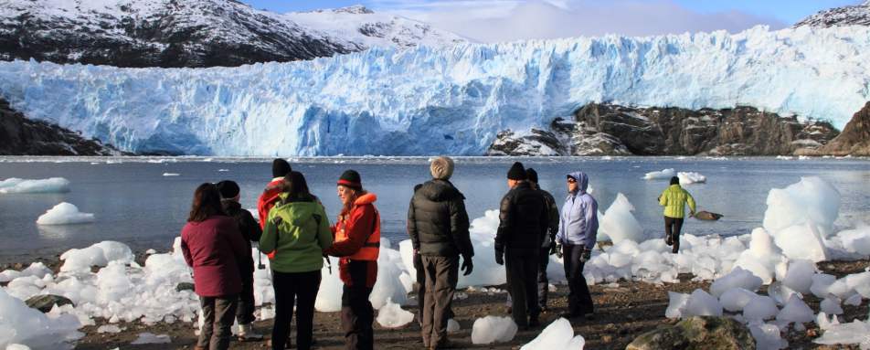 Brookes glacier - Patagonia by land & sea
