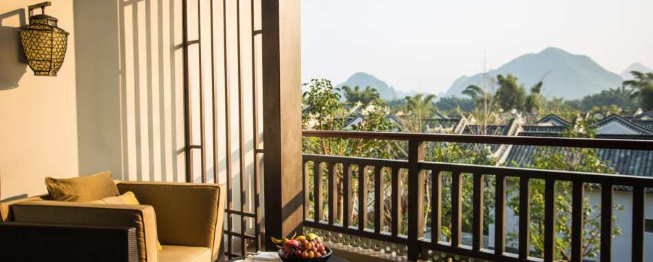 Balcony view - The Banyan Tree Yangshuo