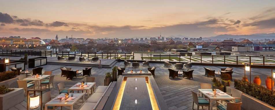 Terrace View at Dusk 