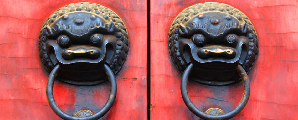 Lion Door in Shanghai  - 