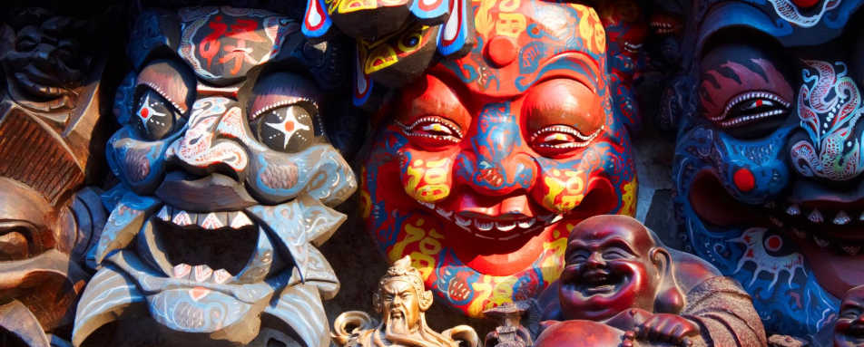 Masks in Beijing - A Honeymoon to China 