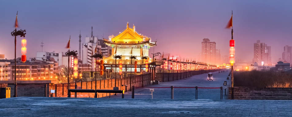 Old City Walls of Xian - 