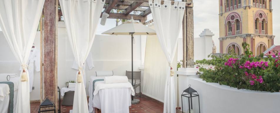 Terrace massage space - Casa San Agustin