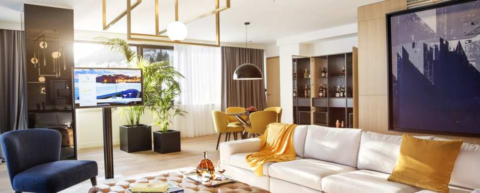 Presidential Living Area - Hotel Excelsior