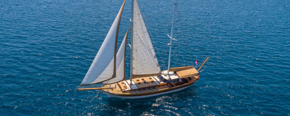 Aerial view - Private Gulet Croatia