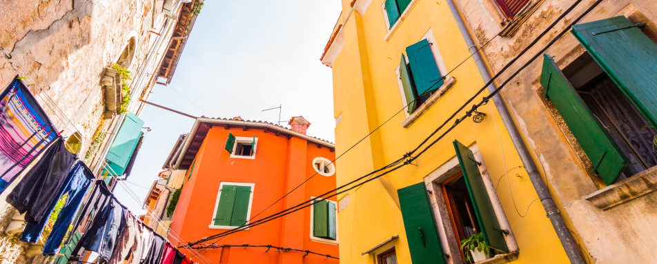 Colourful streets - Venice and Croatia
