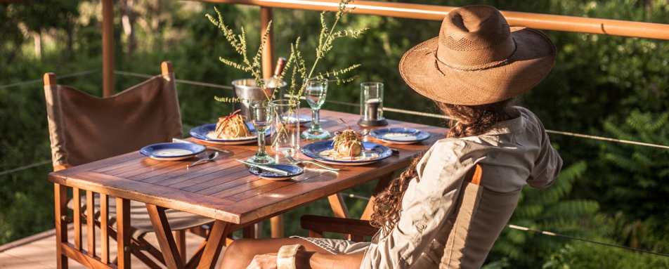 Safari tent deck - Galapagos Safari Camp