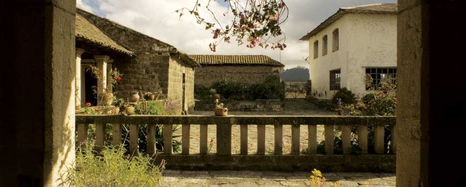 Looking out on the estate - Hacienda San Agustin de Callo