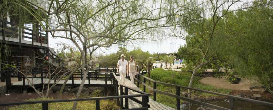 Gardens and walkways