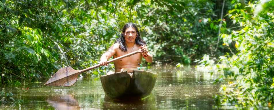Canoeing in the Amazon - Family Ecuador & Galapagos Islands Adventure