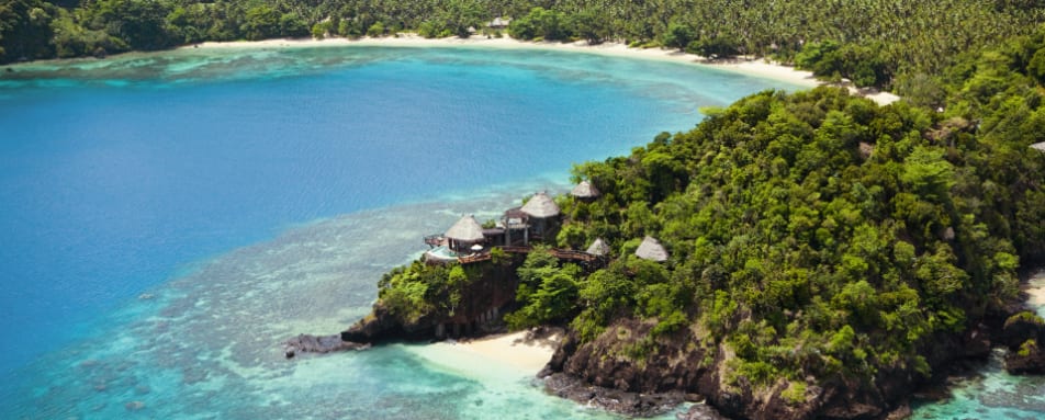 Aerial Shot COMO Laucala Island 