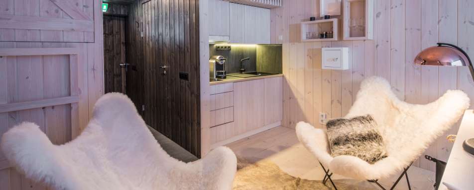 Suite interior - Arctic Treehouse Hotel