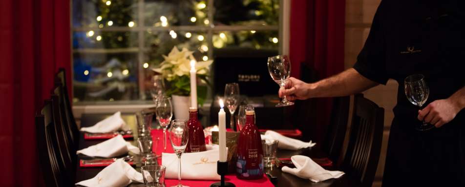Dining area - Rovaniemi Christmas Chalets