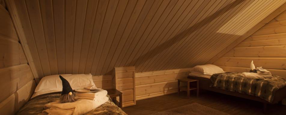 Bedroom - Rovaniemi Christmas Chalets