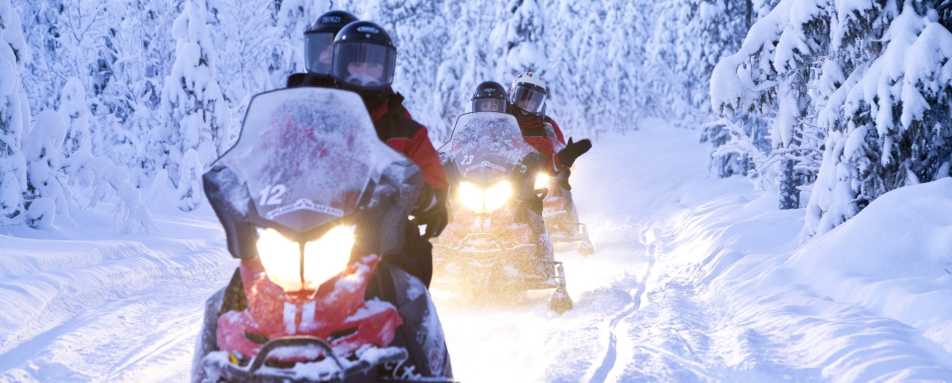 Snowmobile - A magical trip to visit Father Christmas
