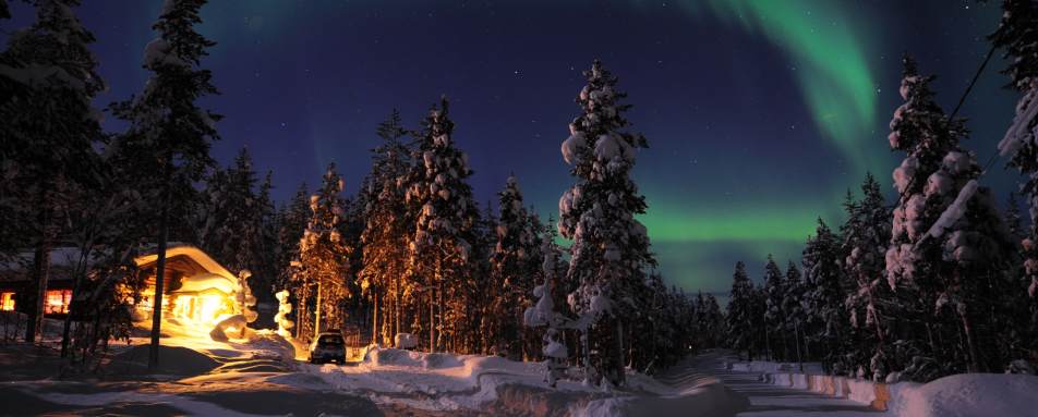 Northern Lights - A magical trip to visit Father Christmas