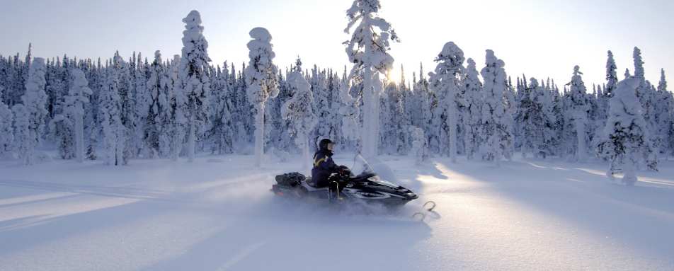 Snowmobile - Simply Finnish Lapland