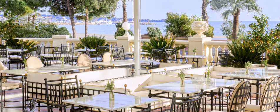 Riviera restaurant terrace 