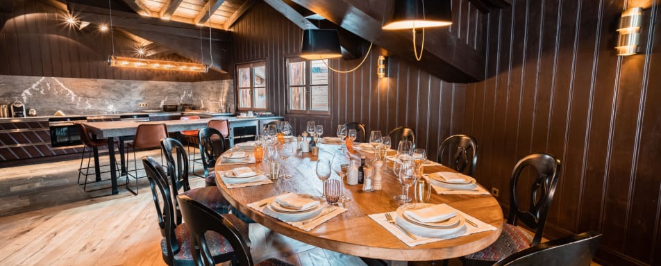 Kitchen and dining area 