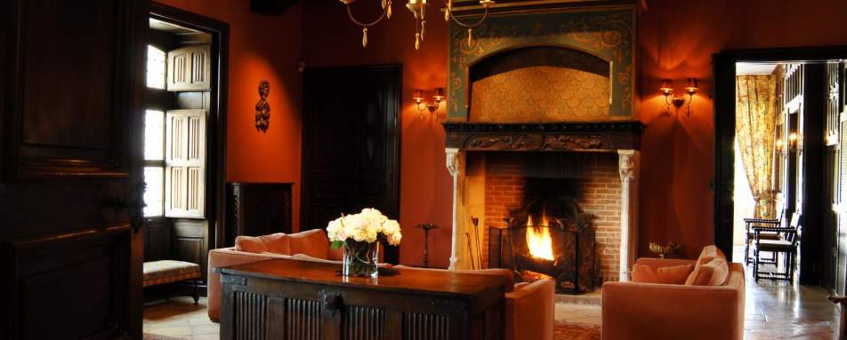 Fireplace - Chateau de la Treyne