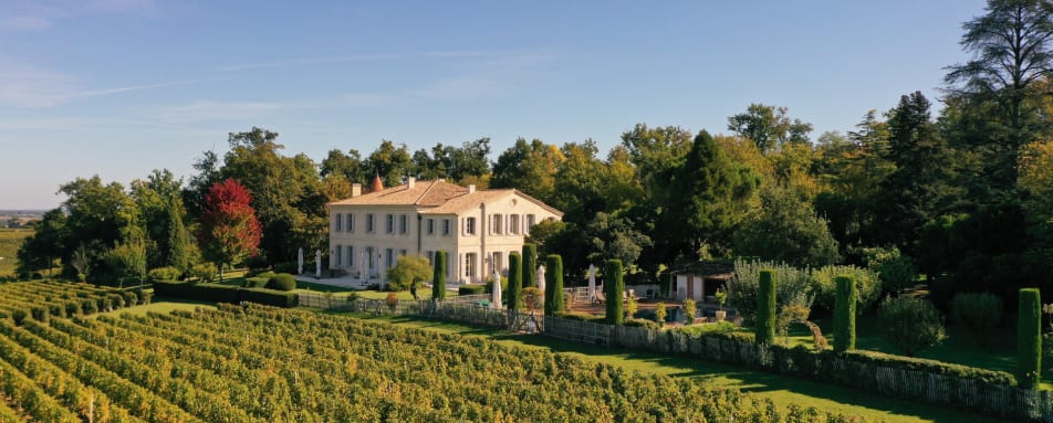 Chateau Troplong Mondot - vue drone 