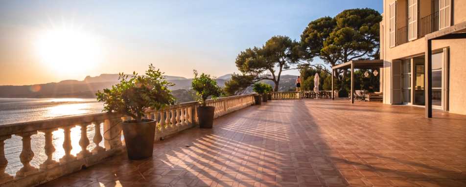 Balcony sunset - Domaine de Soleil 