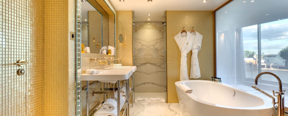 Gold Bathroom 