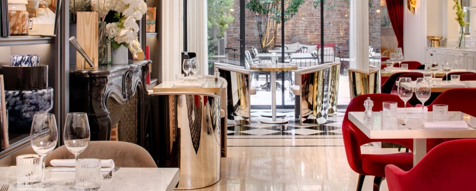 View of both restaurants 