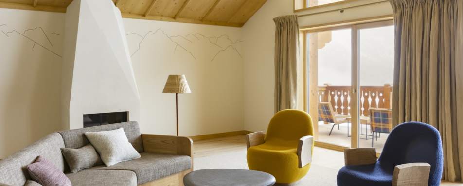 Le Coucou Chalet - Living room 