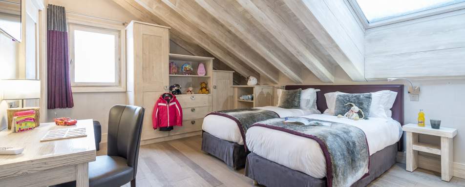 Kids room, in Family Suite sleeping 6, Le Kaila