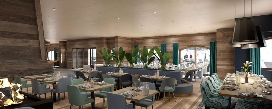 Manali Lodge - Restaurant Jour 