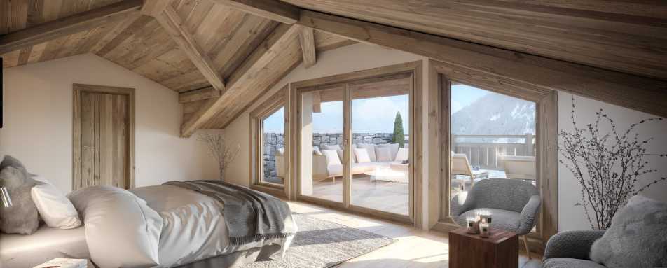 Manali Lodge - Kinabalu Penthouse Master Bedroom 