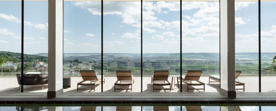 Indoor Pool - Royal Champagne Hotel and Spa 